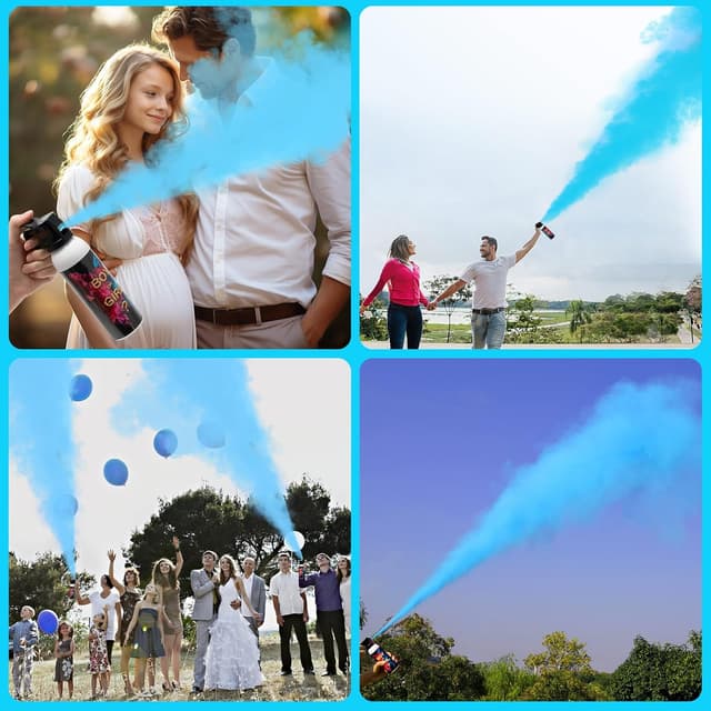 Thumbnail 4 de RISEMART Gender Reveal Konfetti Kanone 5 ft