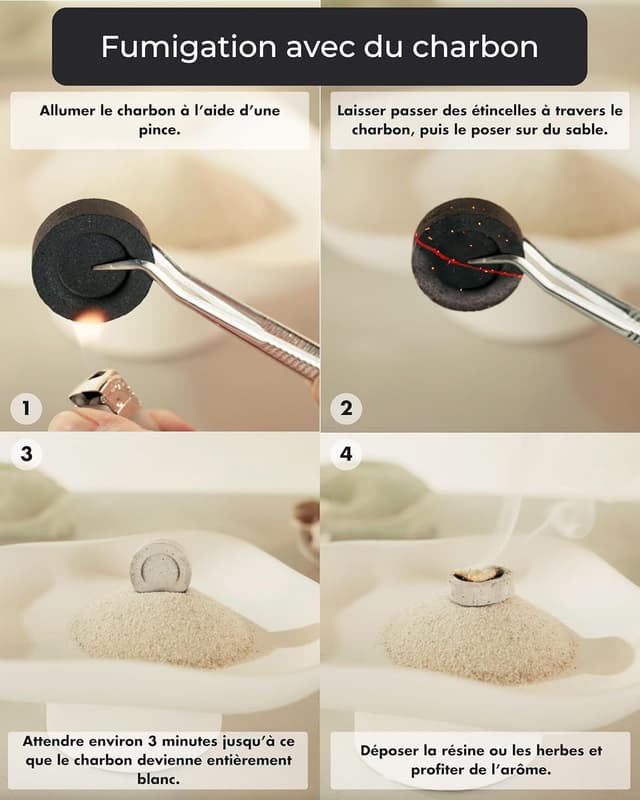 Thumbnail 3 de Incensera Lot de 10 comprimés Charbon pour encens