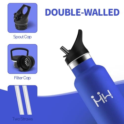 Detalle de HoneyHolly Botella térmica 1 L para deporte y oficina 💧