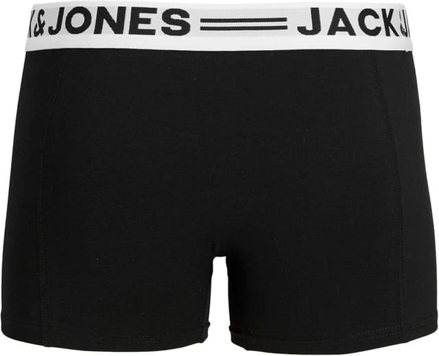 Detalle 2 de JACK & JONES Herren Trunks im 3er-Set aus Bio-Baumwolle (elastischer Bund)