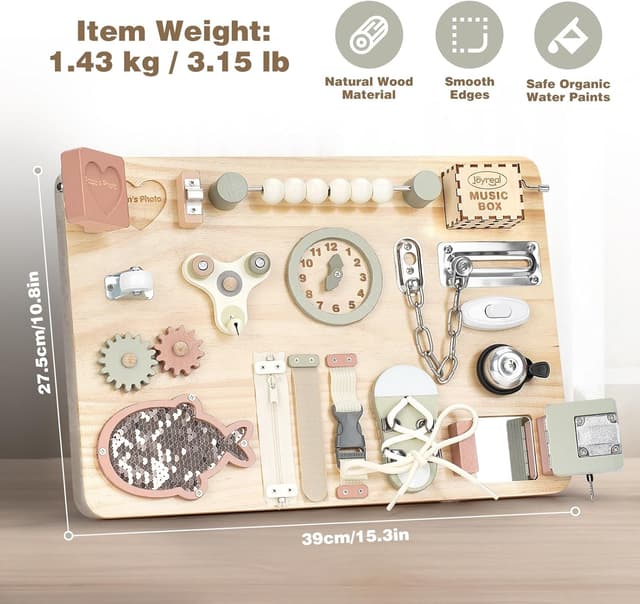 Detalle 2 de Joyreal Joyreal Grande Busy Board Montessori 16