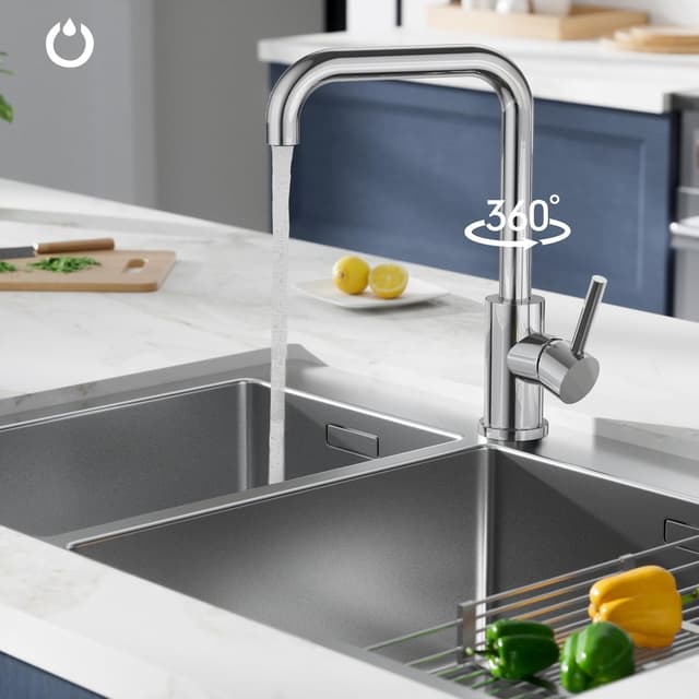 Thumbnail 2 de FORIOUS Wasserhahn Küche 360° Drehbar