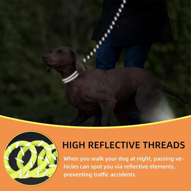 Detalle 2 de RoiYeel Hundeleine 200 cm mit 1 cm Breite