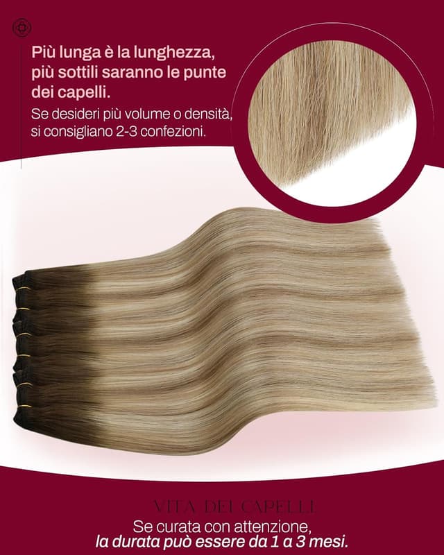 Thumbnail 2 de Moresoo Extension Capelli Veri Remy 50 cm