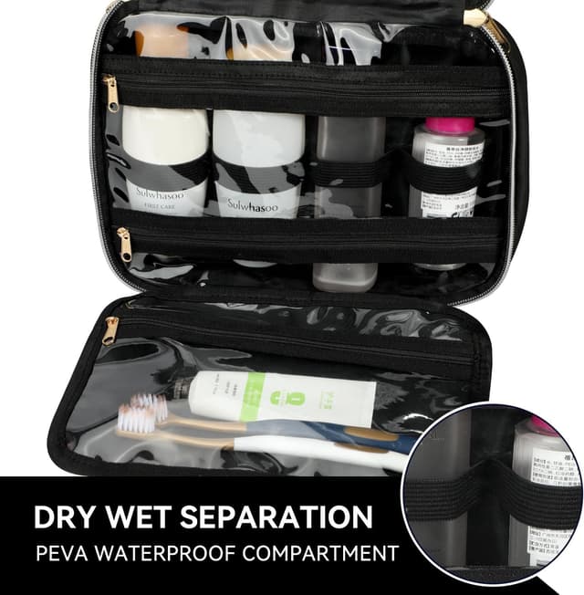 Thumbnail 4 de Voova Travel Toiletry Bag Black