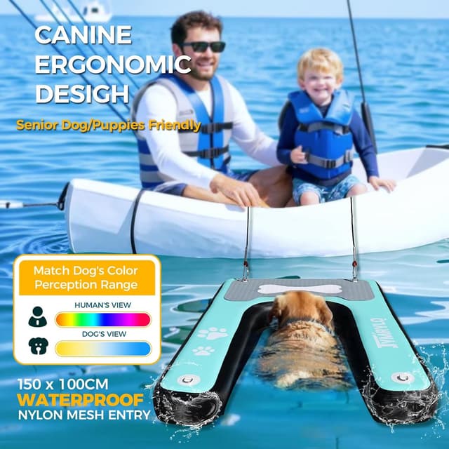 Detalle 2 de JYMRYLQ rampa gonfiabile per cani 150x100