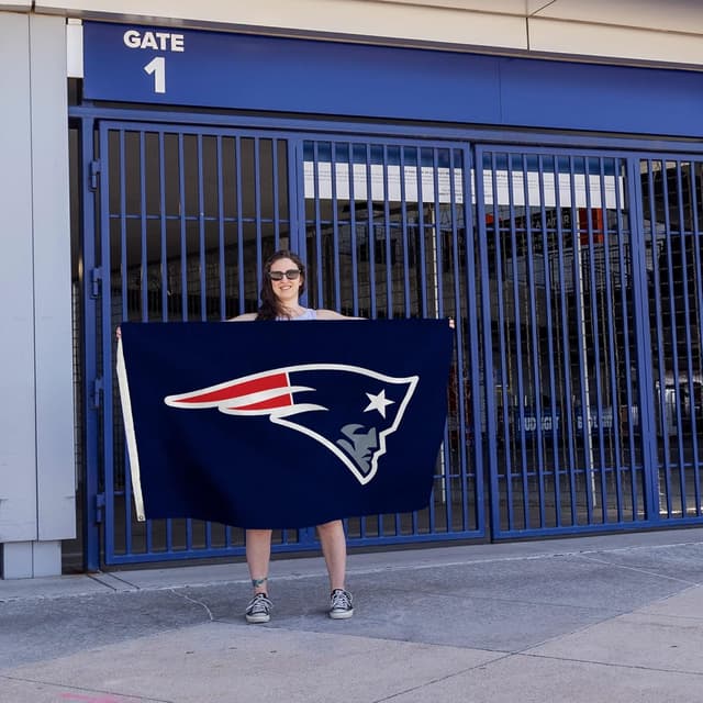 Detalle de Rico Industries NFL Standard 3' x 5' Single-Sided Banner Flag (Indoor/Outdoor) for Home Décor