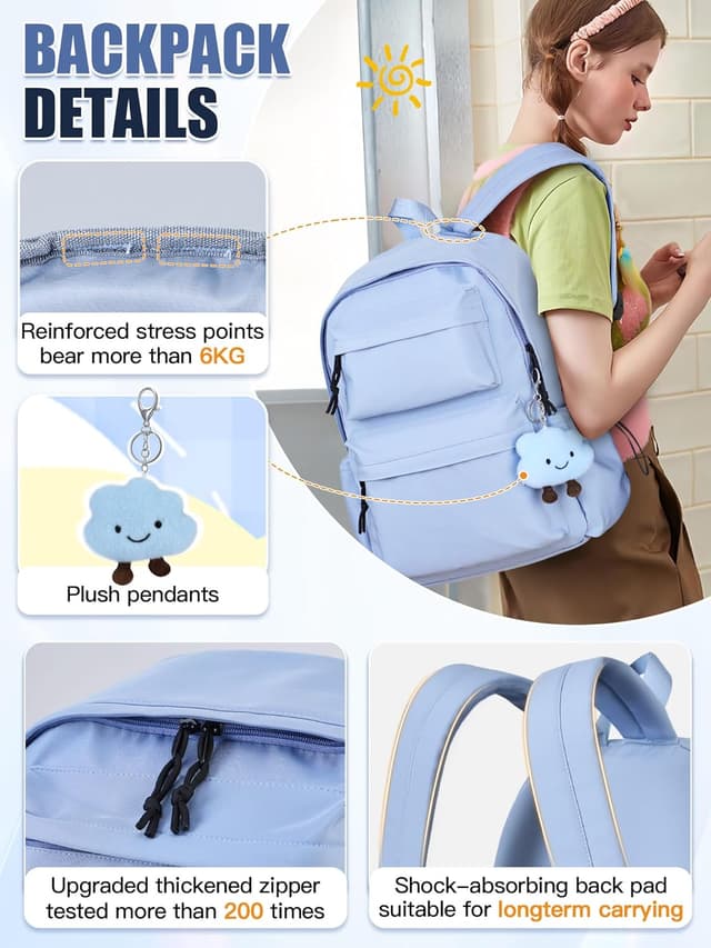 Thumbnail 4 de FIORETTO Backpack 15.6" laptop backpack for school