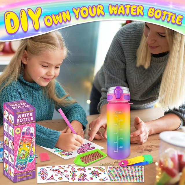 Detalle 2 de EDSPORTSHOUSE Unicorn DIY Water Bottle Kit