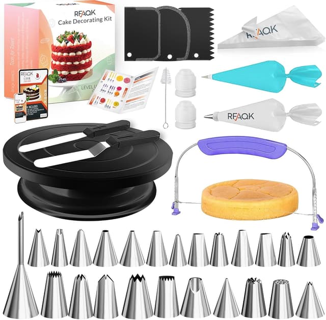 Thumbnail 6 de RFAQK Cake Decorating Kit 64PCs 🎂