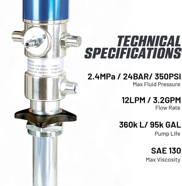 Thumbnail 5 de Pro Heavy Duty Oil Transfer Pump 3.2 GPM 🛠