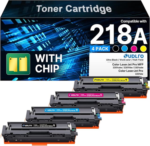 Detalle de SUDLTO 218A 4-Pack Toner for HP 3301 Series 🖨