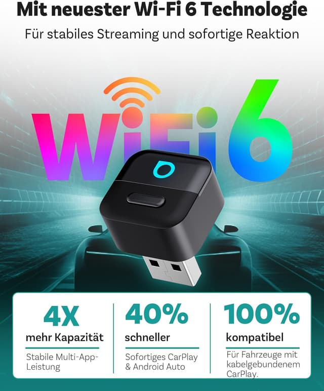 Detalle 2 de Ottocast Mini Pico Wireless CarPlay Adapter 2026