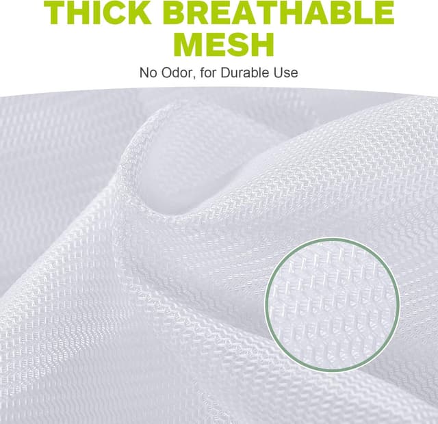 Detalle de OTraki lot de 2 grands filets à linge 50 x 60 cm avec cordon de serrage