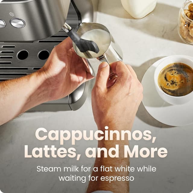 Thumbnail 5 de Chefman Crema Deluxe Espresso Machine 30️⃣