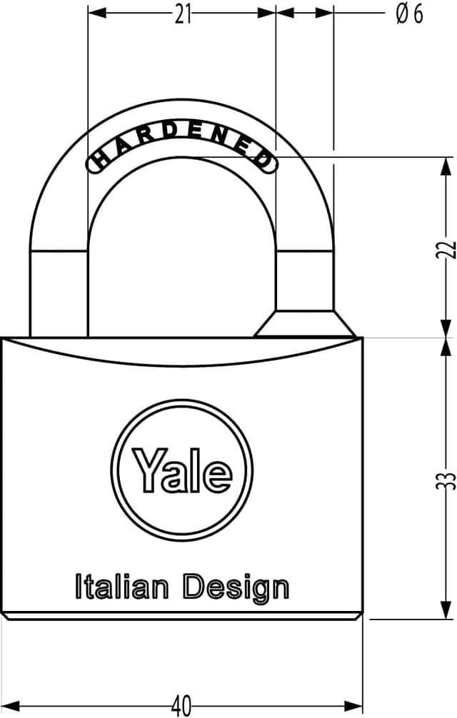 Detalle 2 de Yale y1100040080 Cadenas 40 mm đ