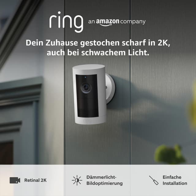 Detalle de Ring Außenkamera Plus Akku 2K
