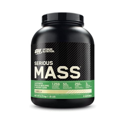 Detalle de Optimum Nutrition Serious Mass vainilla 8 servicios