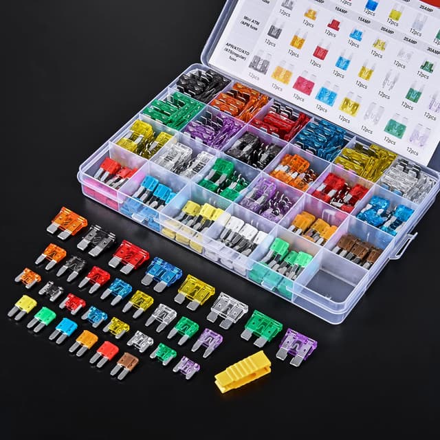 Detalle de Nilight 372-Piece Car Fuse Assortment Kit (Standard/ Mini/ Low Profile Mini/ Micro2 Blades)