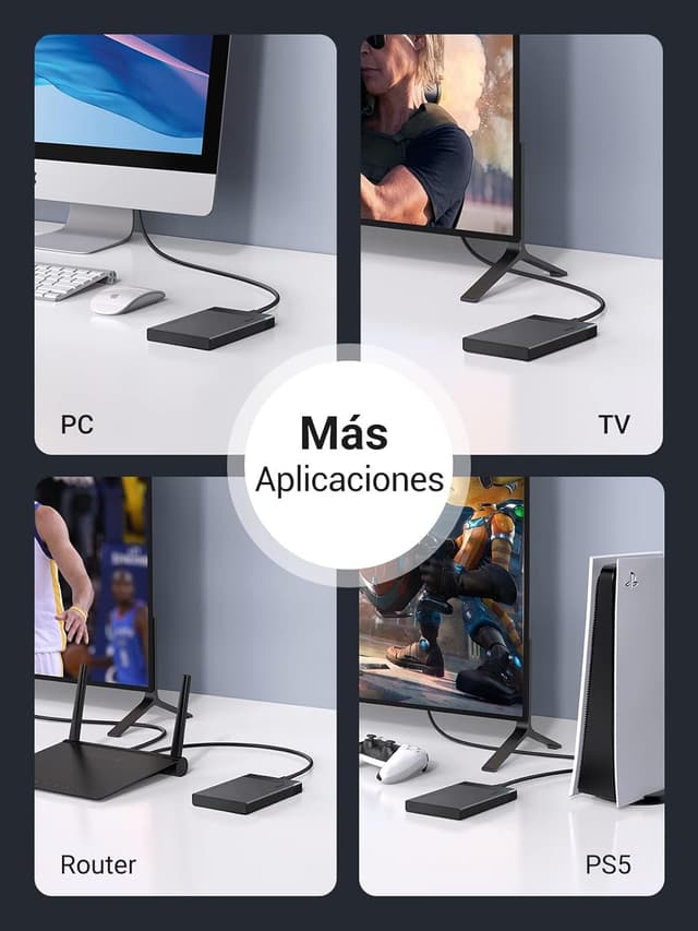 Thumbnail 4 de UGREEN Carcasa Disco Duro 2,5" SATA con USB 3.0 🚀