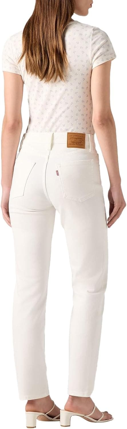 Detalle de Levi’s Damen 724 High Rise Straight Jeans – High Waist mit geradem Bein