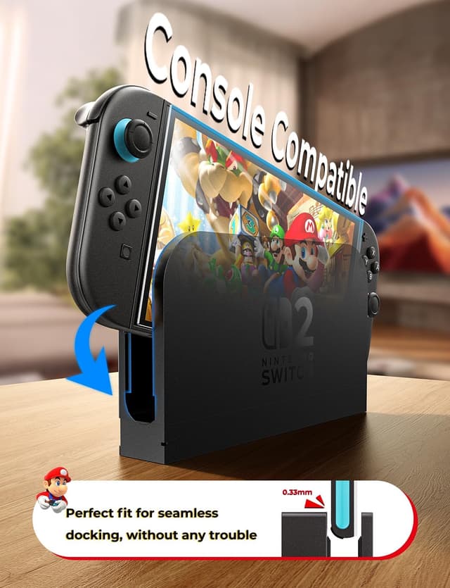 Thumbnail 6 de MAGIC JOHN 2 Pack Screen Protector for Nintendo Switch 7.9"