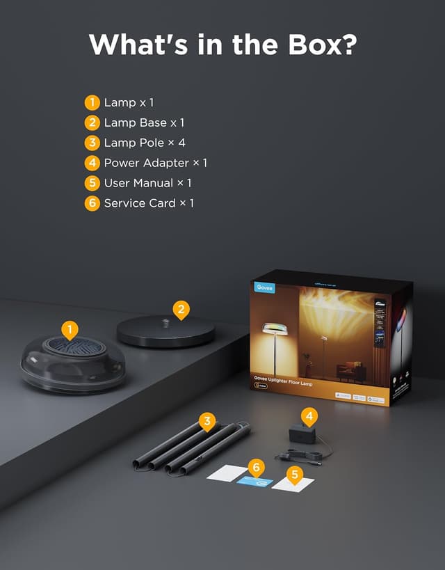 Thumbnail 6 de Govee Uplighter Floor Lamp RGBIC 1000lm