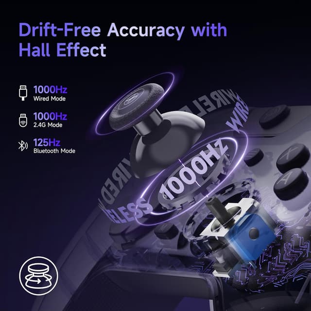 Thumbnail 6 de EasySMX X05PRO, manette sans fil 1000 mAh