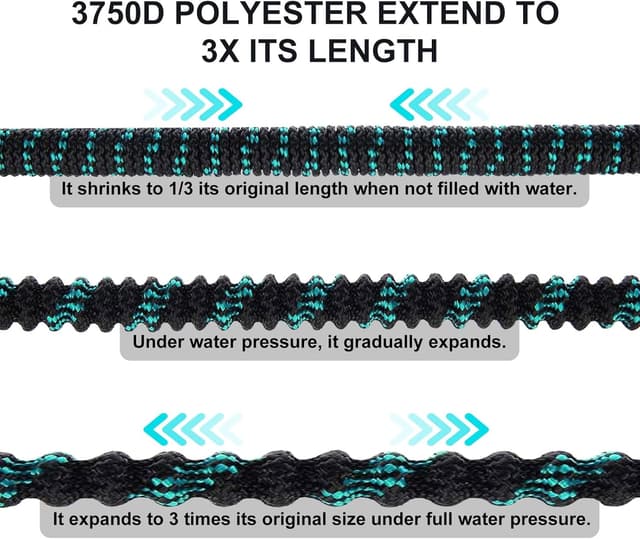 Detalle de Homvvi expandable garden hose 74FT