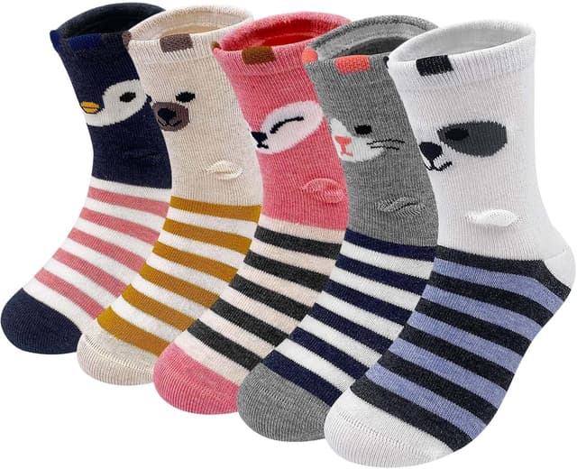 Thumbnail 5 de ZFSOCK Calzini Bambina Cotone 5 Paia Taglia 23-26