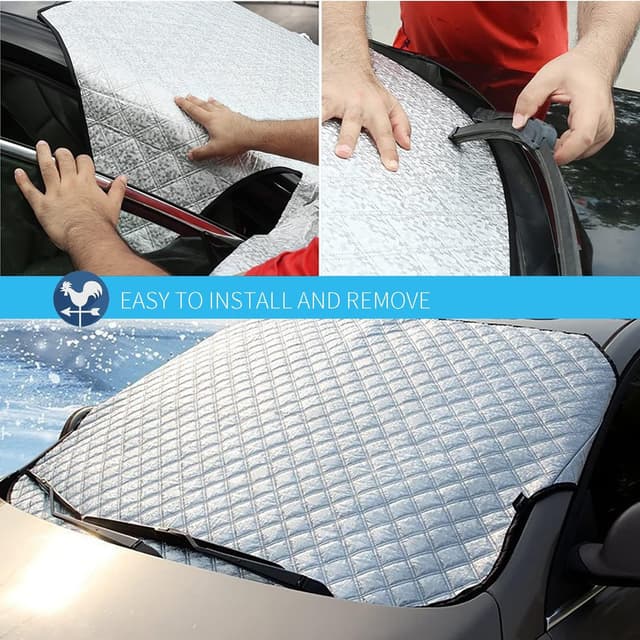 Thumbnail 6 de SNMIX Windscreen Cover for Winter and Summer 🪟