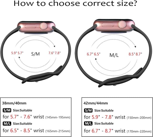 Thumbnail 6 de Epova Silicone Watch Strap 40mm Black