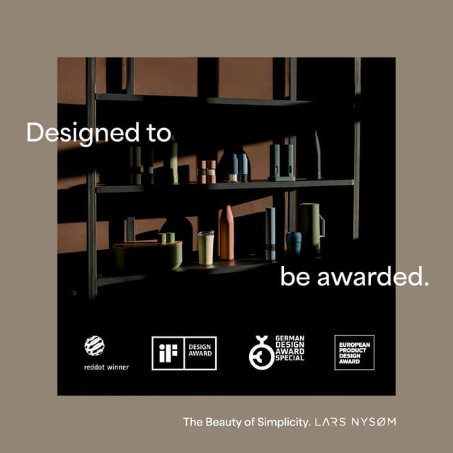 Thumbnail 6 de LARS NYSØM Edelstahl Trinkflasche 750 ml Berry Red