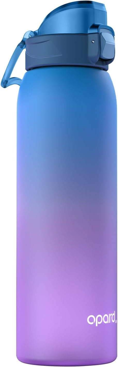 Detalle de Opard Zip 1000ml Tritan water bottle with flip-top, leakproof lid (dishwasher safe)