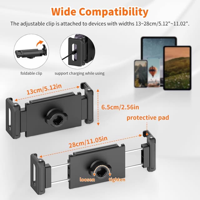 Thumbnail 5 de XXZU 72in Tablet Floor Stand Tripod