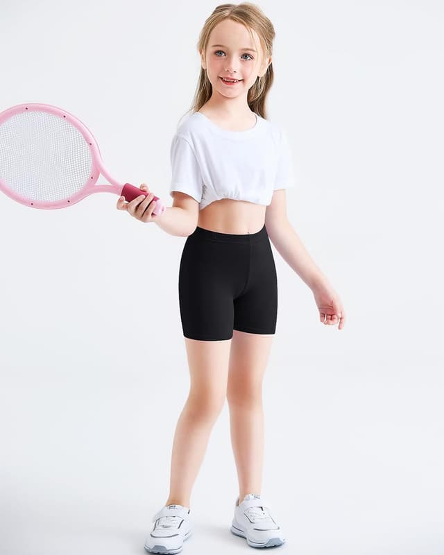 Detalle 2 de Adorel Girls Cycling Short Leggings (Cotton) – Summer Pack of 3