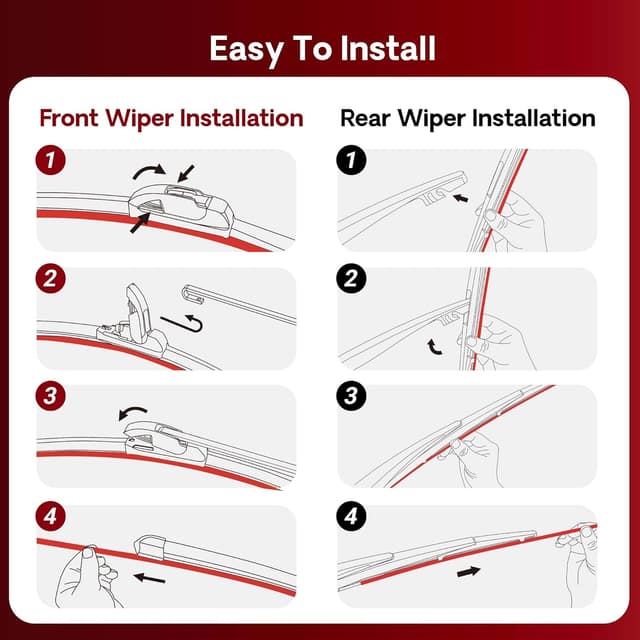 Thumbnail 5 de BERG REGEN 26"+18" Windshield Wipers Set