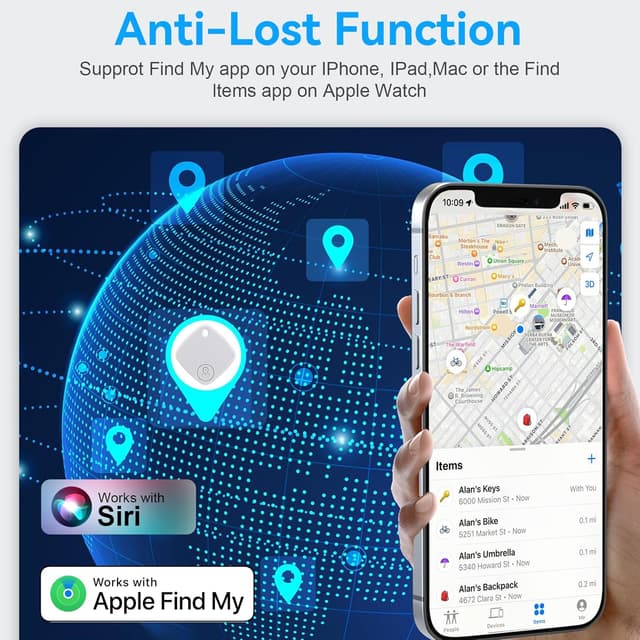 Thumbnail 4 de Air Tracker Tag Smart Tracker 4 piezas