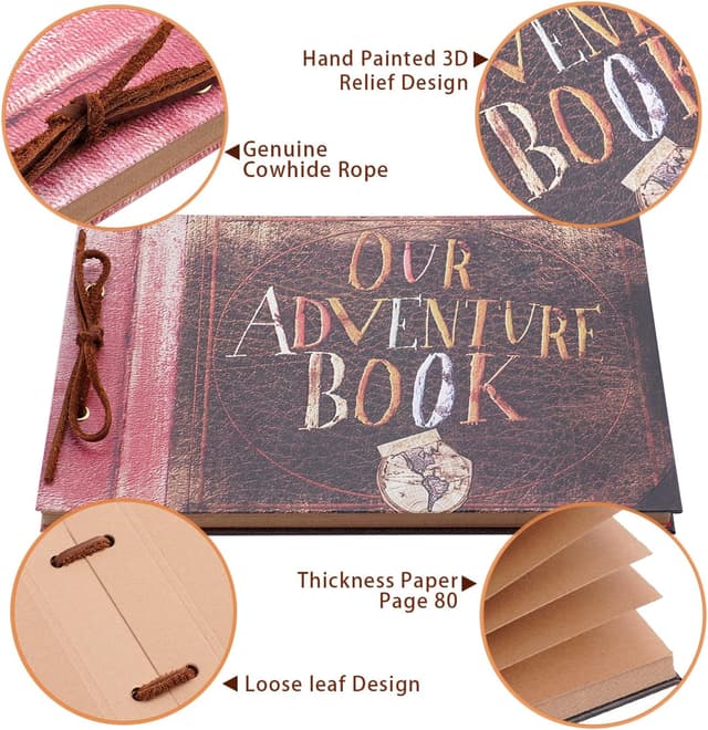 Thumbnail 3 de Our Adventure Book 📖 Álbum de Fotos y Recuerdos 80 Páginas
