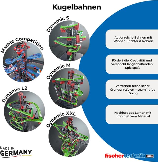 Thumbnail 4 de fischertechnik Circuit de Billes Dynamic S 140 pièces 🧩