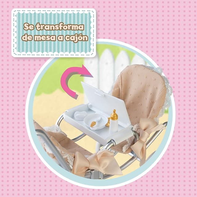 Thumbnail 4 de Famosa Barriguitas Carrito de gemelos con 4 accesorios