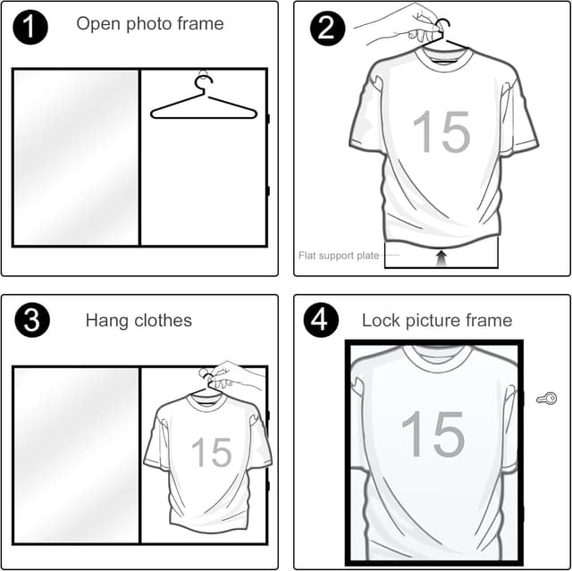 Detalle 1 de Tinkeps Football Shirt Frame 94% acrylic