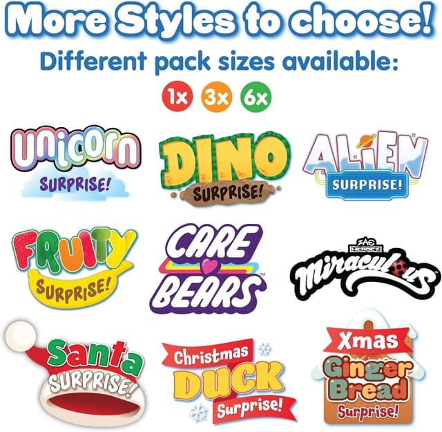 Detalle 2 de ZIMPLI 3 x Large Unicorn Surprise Bath Bombs 100 g