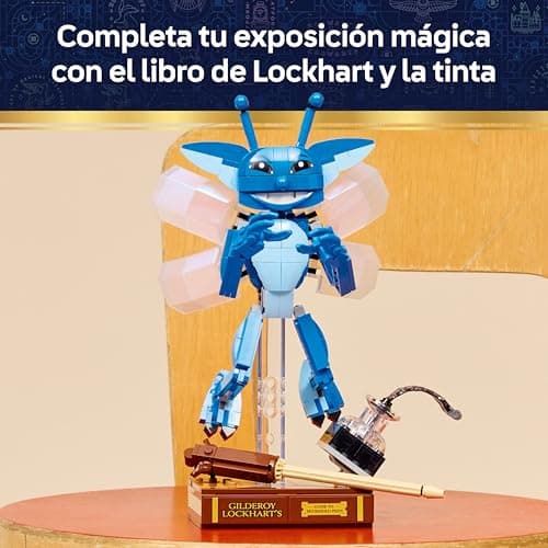 Detalle 2 de LEGO Harry Potter 76461 Duendecillo de Cornualles (figura articulada con libro y varita de Gilderoy Lockhart)