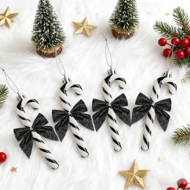 Thumbnail 3 de HERZWILD 12pcs Candy Cane Christmas ornaments 🎄