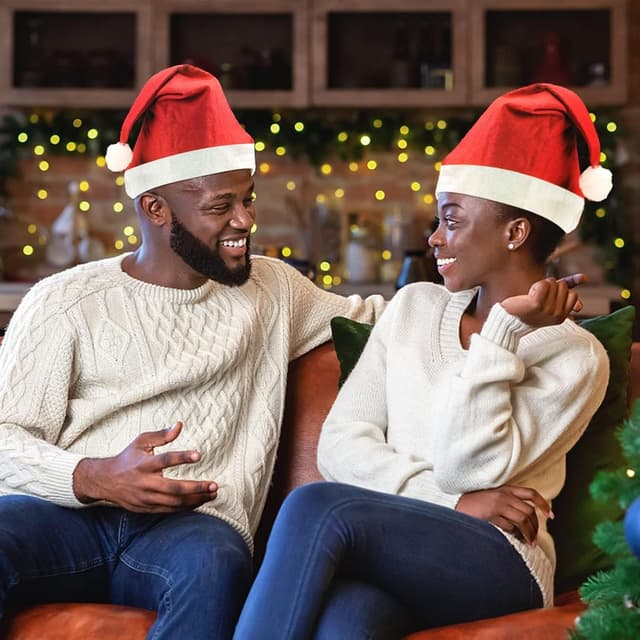 Thumbnail 6 de LYFETC Santa Hats 48pc extra‑large party hats 🎉