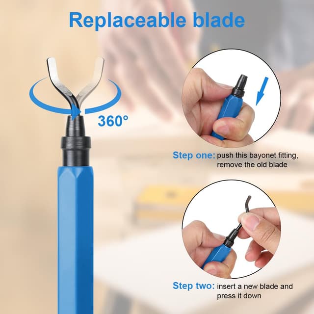 Thumbnail 3 de Flintronic Entgratwerkzeug Universal Entgrater 10 Klingen