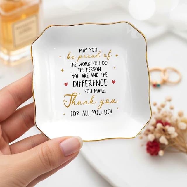 Thumbnail 4 de Appreciation Gift Ring Dish 3.94 in