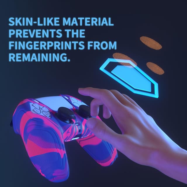 Detalle 2 de PlayVital Anti-Slip Silicone Skin for PS5