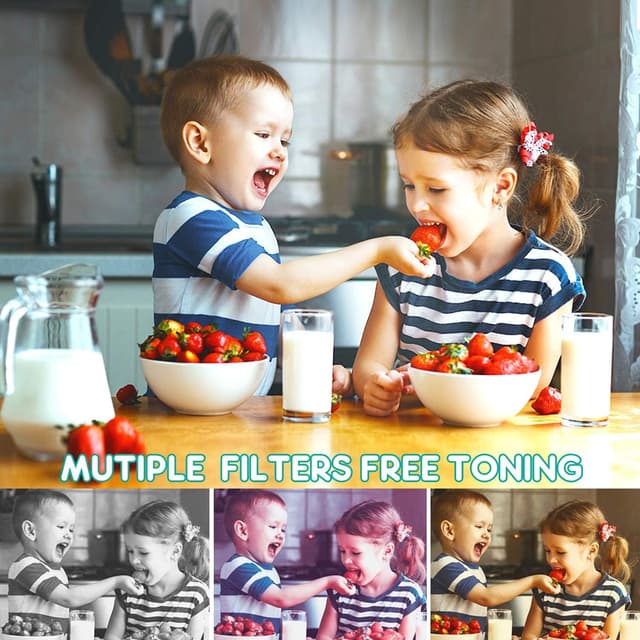 Thumbnail 4 de ShinePick Kamera Digitalkamera Blau